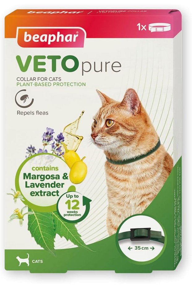 Cat Flea & Tick Collar Natural