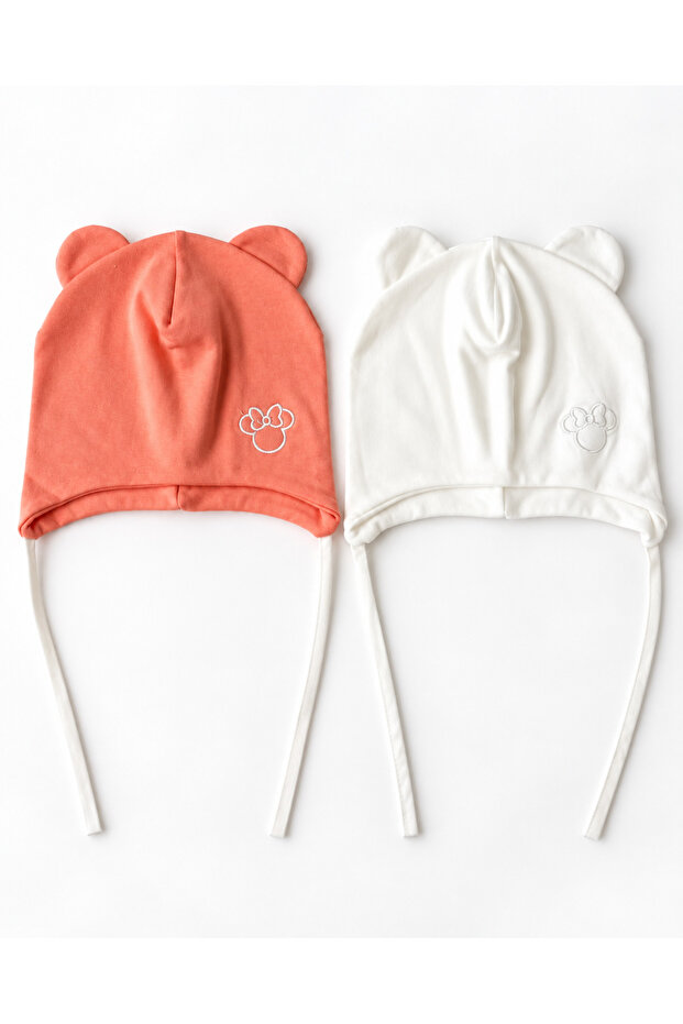 100% Cotton Double Layer 2-Piece Baby Beanie