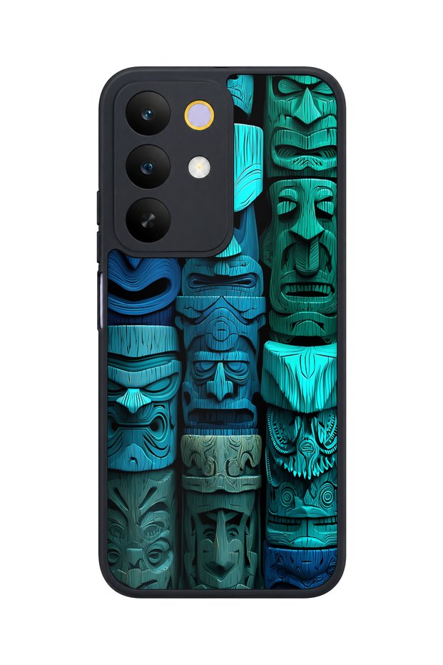 C85 5g Compatible Totem Patterned Camera Protected Shockproof Case