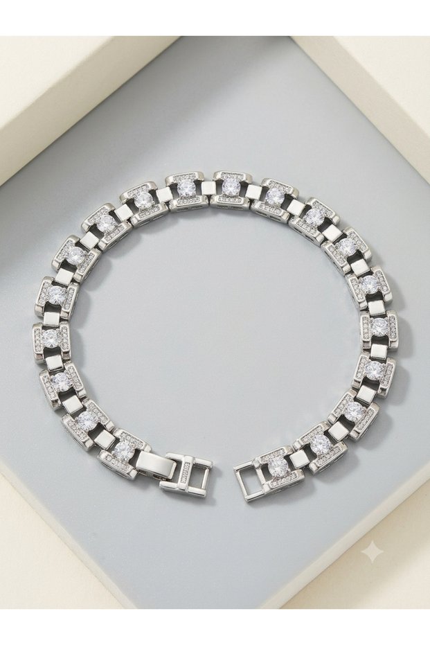 Silver Color Zircon Stone Xuping Bracelet