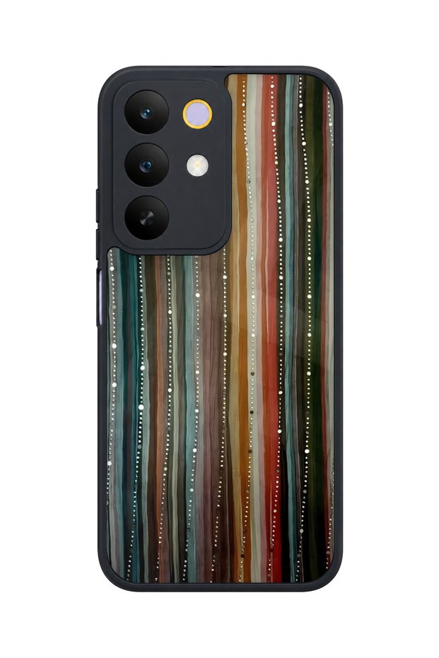 C85 5g Compatible Stripe Patterned Camera Protected Shockproof Case