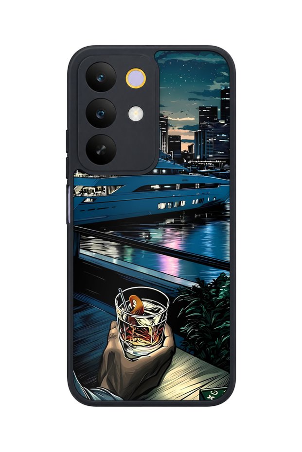C85 5g Compatible Marina Patterned Shockproof Case with Camera Protection