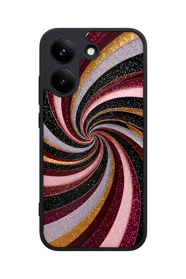 X8 Pro Compatible Hypnoticswirl Pattern Camera Protected Shockproof Case