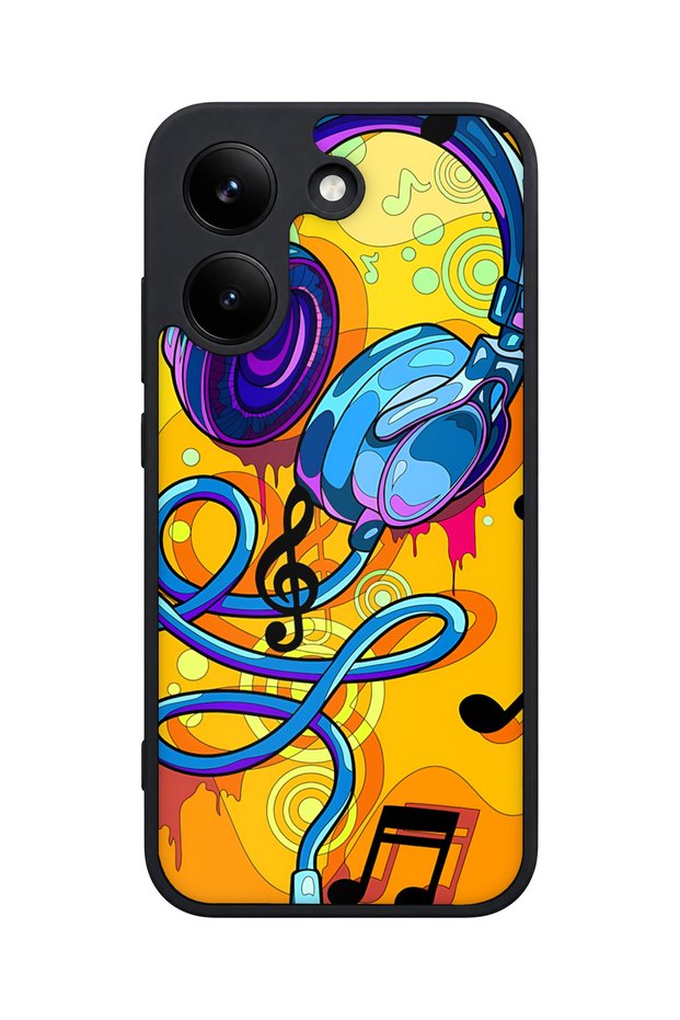 X8 Pro Compatible Music Patterned Camera Protected Shockproof Case