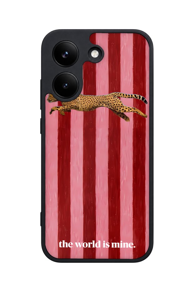 X8 Pro Compatible Cheetah Patterned Camera Protected Shockproof Case