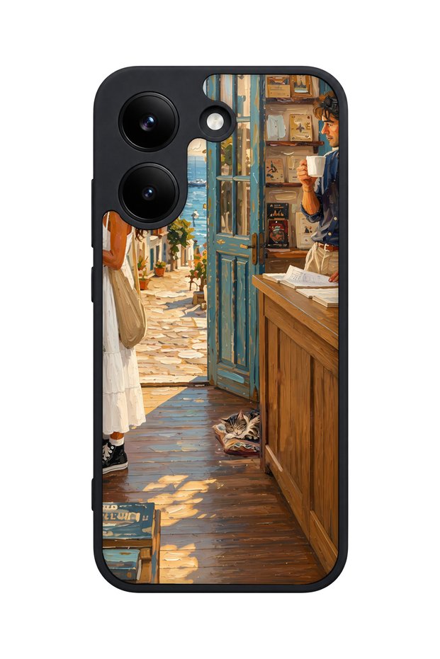 X8 Pro Compatible Bookshop Patterned Camera Protected Shockproof Case