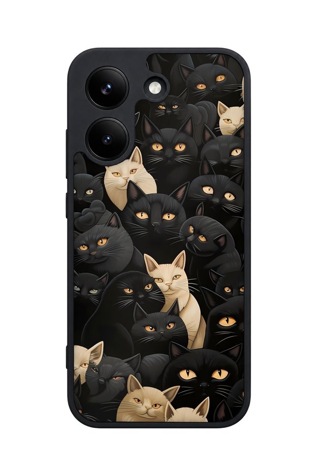 X8 Pro Compatible Cat Pattern Patterned Camera Protected Shockproof Case