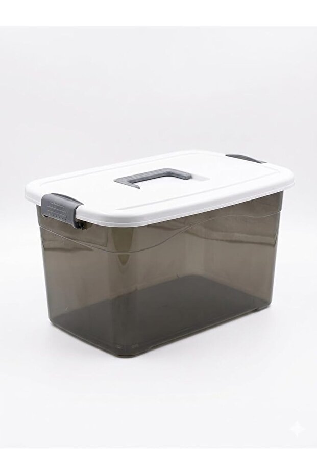 Plastic Storage Box Multipurpose Transparent Plastic Storage Box With Wheels And Lockable Lid Clear/