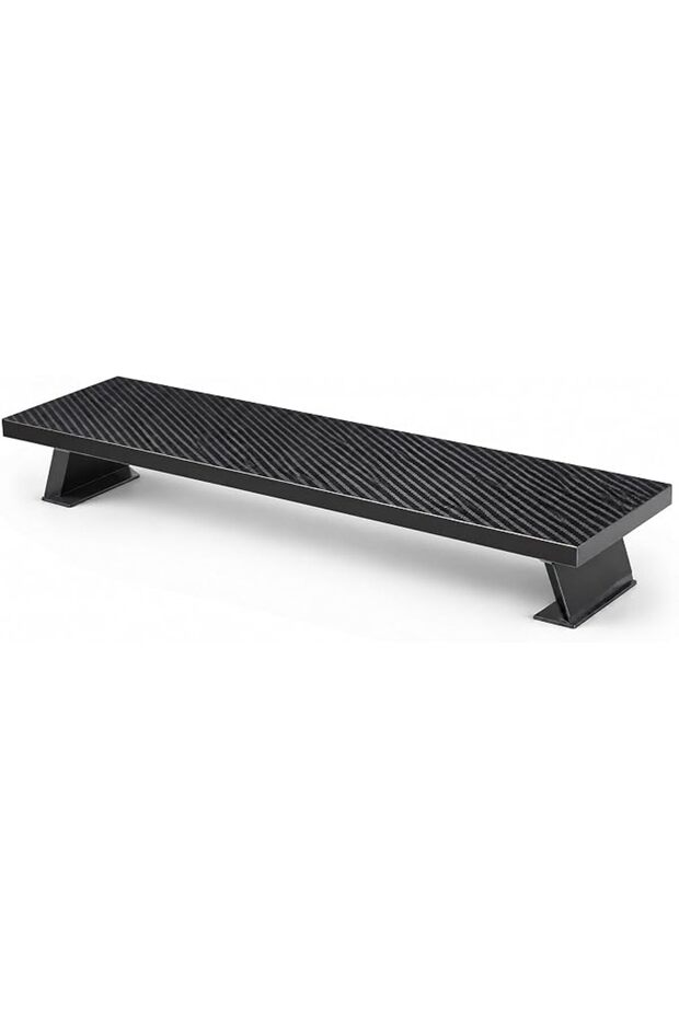Monitor Riser Stand, 9.8CM Ergonomic Desk Shelf with Slanted Legs