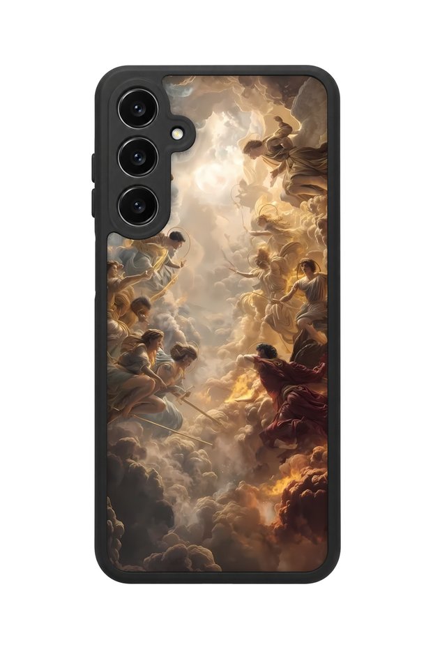 Samsung Galaxy A16 Compatible Olimpos Patterned Camera Protected Shockproof Case