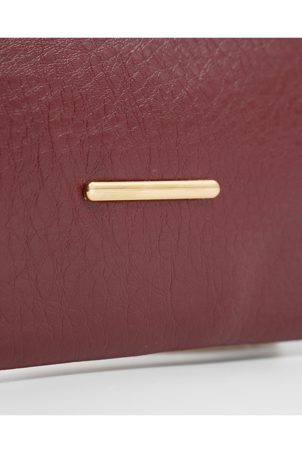 Women's Faux Leather Tablet Size Clutch Bag