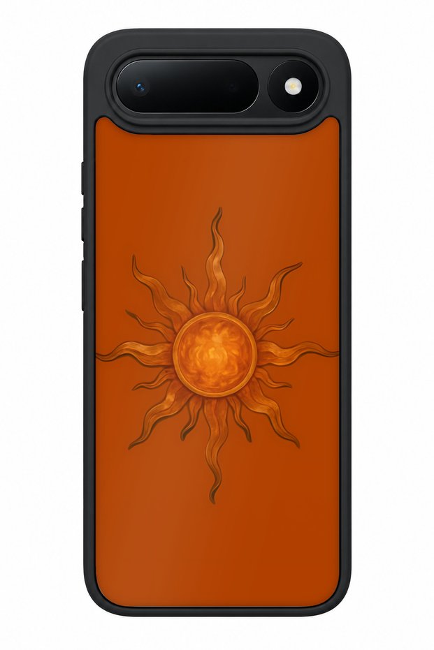 Spark 50 5g Compatible Sun Symbol Patterned Shockproof Case with Camera Protection