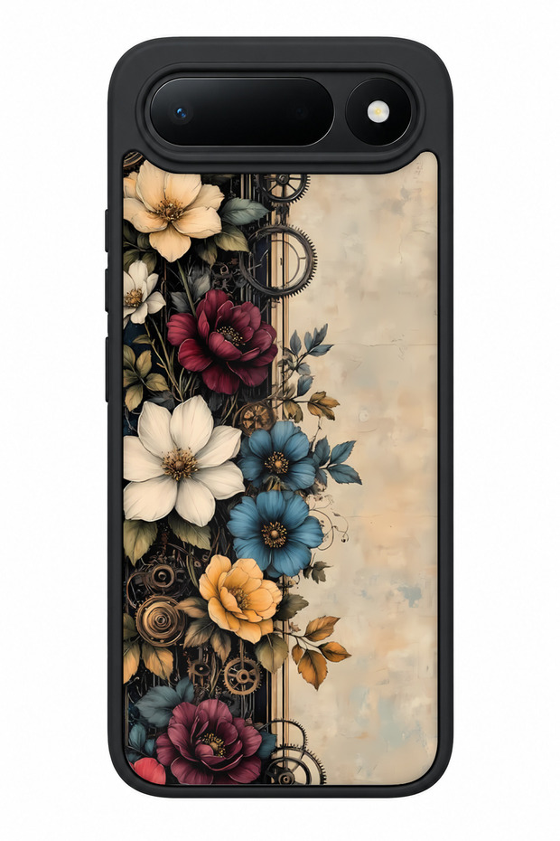 Spark 50 5g Compatible Steampunk Patterned Shockproof Case with Camera Protection