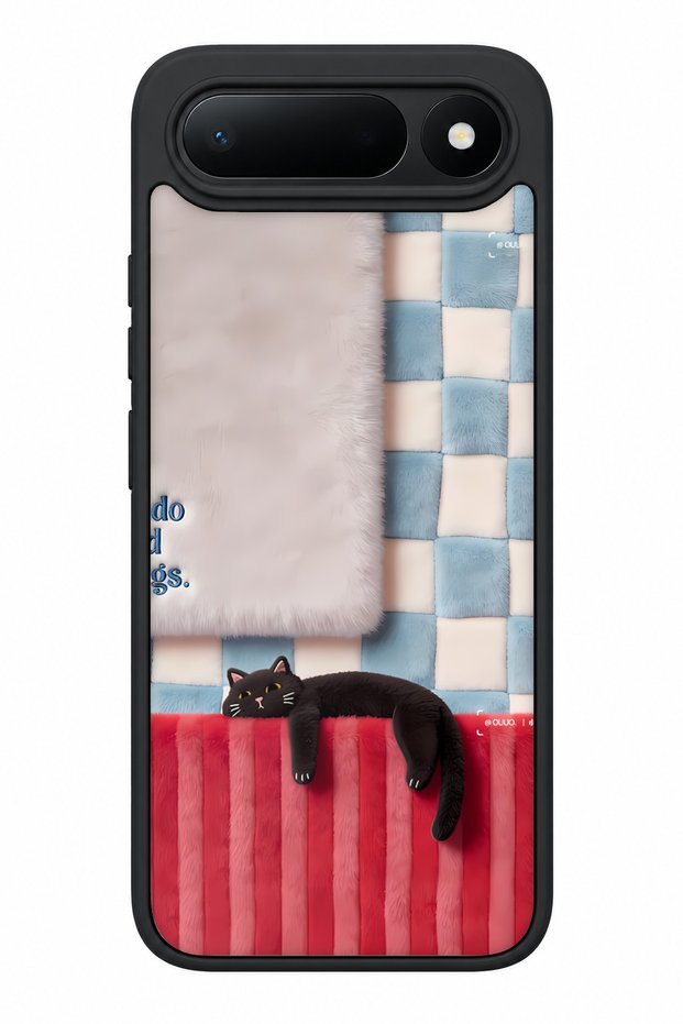 حافظة مقاومة للصدمات متوافقة مع Spark 50 5G مع تصميم MotivationalCat وحماية للكاميرا