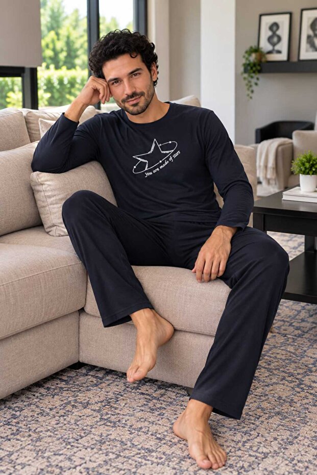 Men's pajama set 100% cotton