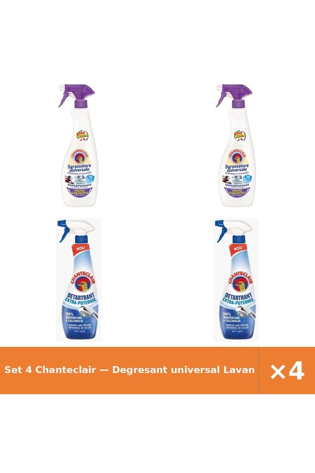 Set 4 — Degresant universal Lavanda + Detartrant extra-puternic Ch