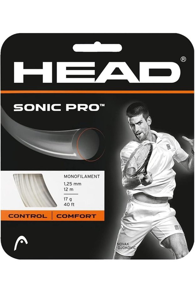 خيط مضرب تنس HEAD Sonic Pro أحادي الشعيرات، طول 12 متر، مجموعة كاملة