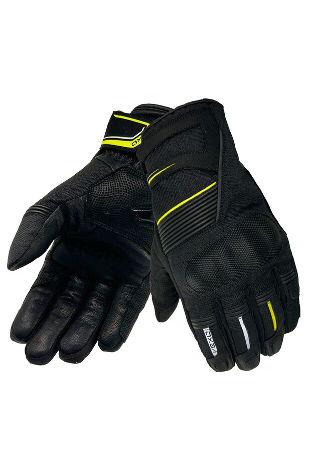 North H2O Neon Yellow Winter Motorcycle Gloves