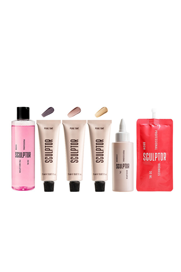 Kit Pur Vopsea Gene si Sprancene Basic