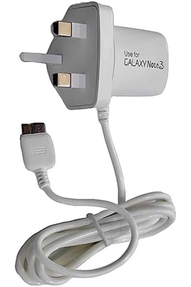 3-Pin Travel Charging Adapter with Micro USB Cable for Samsung Galaxy Note 3 – White