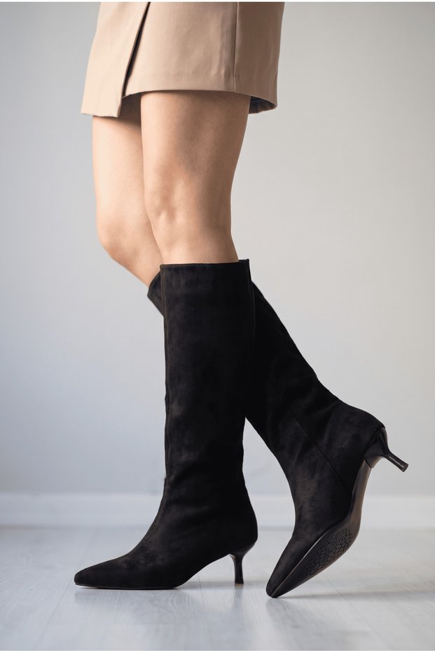 Nashira Diva Women's Pointed Toe Heeled Boots 00121420