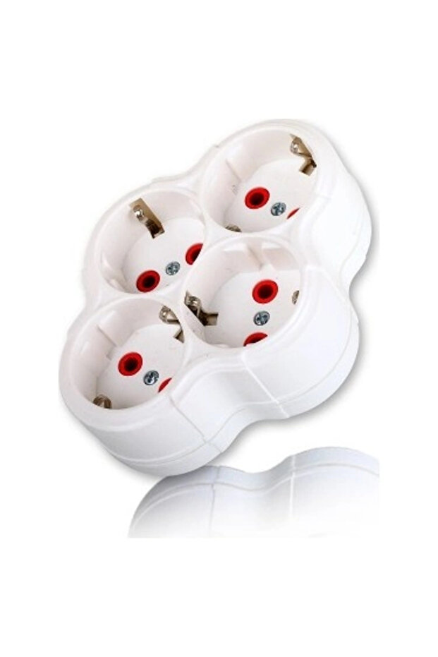 Fetih Quadruple Grounded Plug Socket