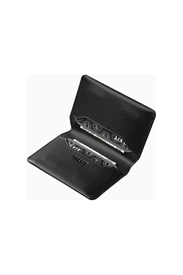 Rfid Protected Thin Leather Magnetic Unisex Card Holder Wallet