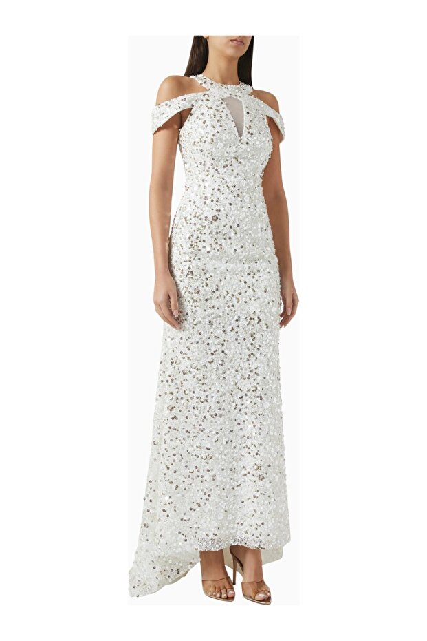 Sequined Maxi Sequined Women's Dress