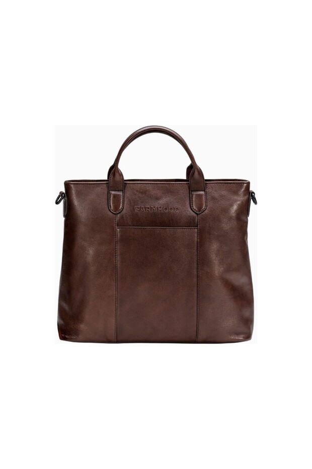 Memphis Leather Bag 37 Cm, Stylish and Durable Postman Model with Laptop Compartment