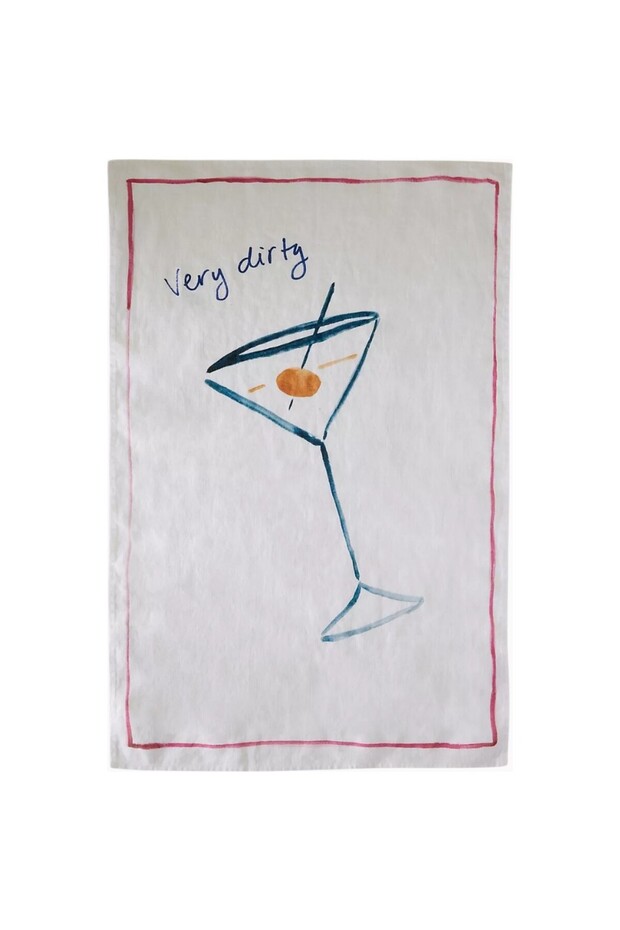 Dinette Stone Washed Linen Kitchen Towel