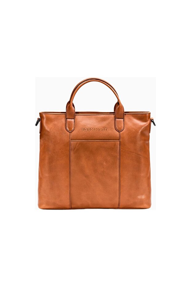Memphis Leather Bag 37 Cm, Stylish and Durable Postman Model with Laptop Compartment