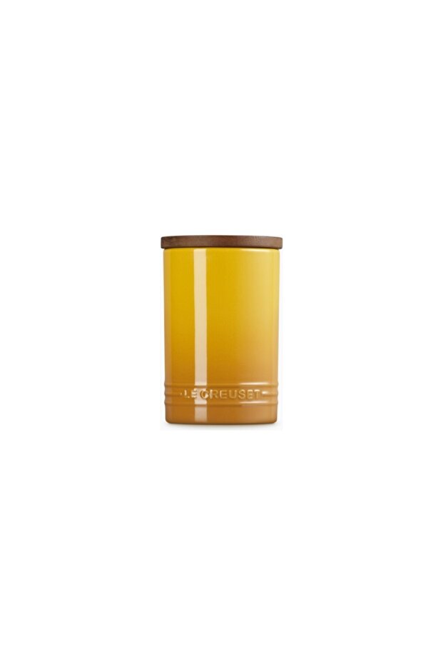 Signature Acacia Lid, Ceramic Storage Container