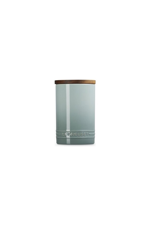 Signature Acacia Lid, Ceramic Storage Container