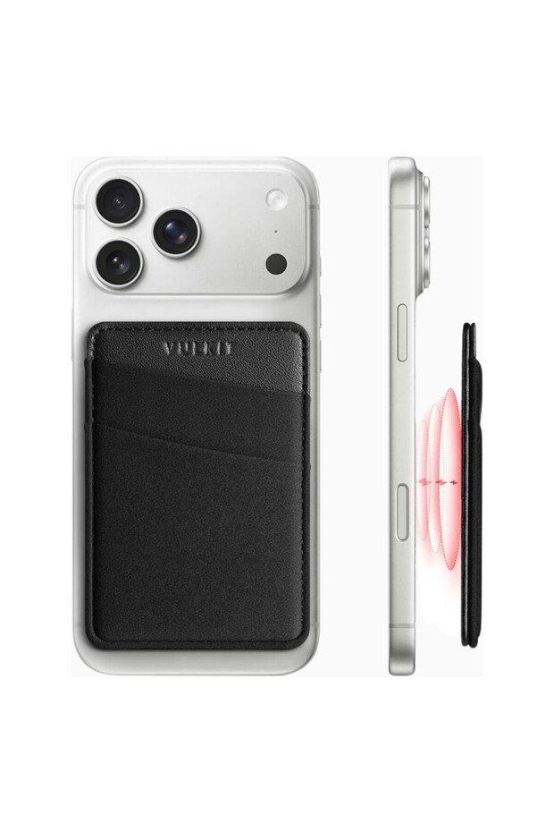 Magsafe Compatible Rfid Protected Unisex Phone Card Holder Wallet