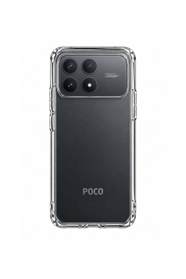 حافظة شفافة من السيليكون بسمك 2 مم متوافقة مع هاتف Redmi F8 Pro | كاميرا محمية