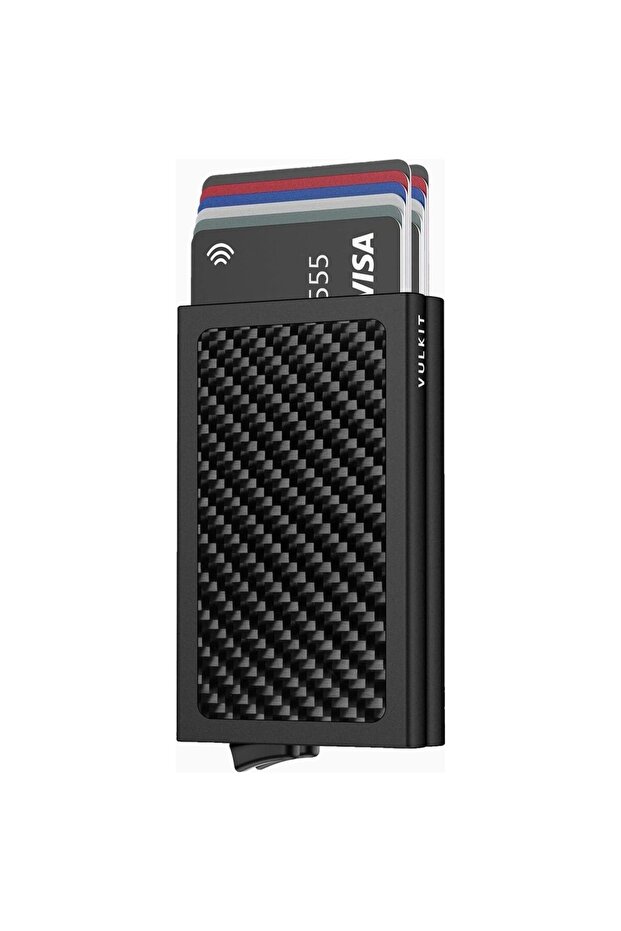 Rfid Nfc Protected Metal Dual Card Minimal Men's Card Holder Wallet