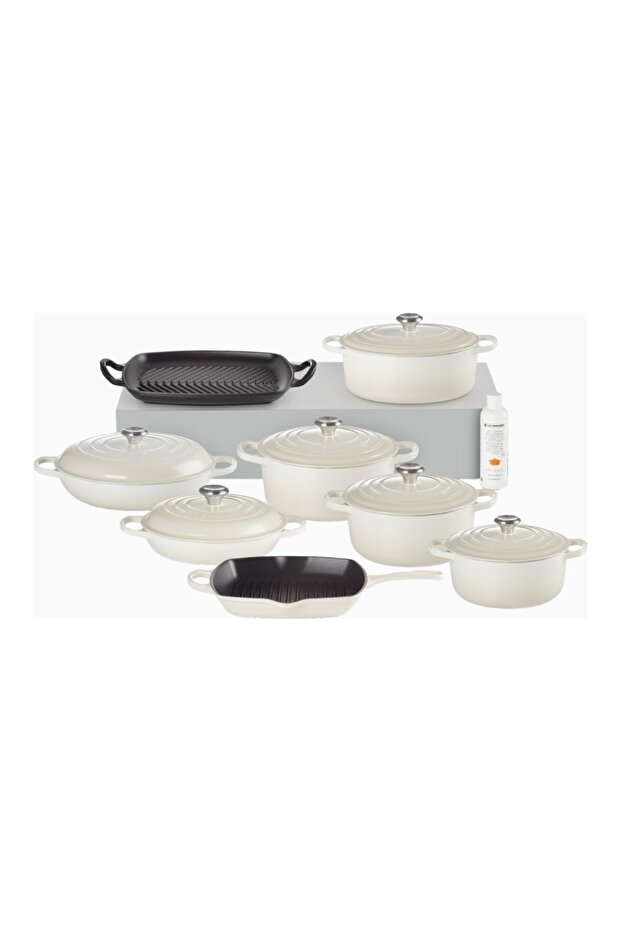8 Piece Cast Iron Professional Cookware Set