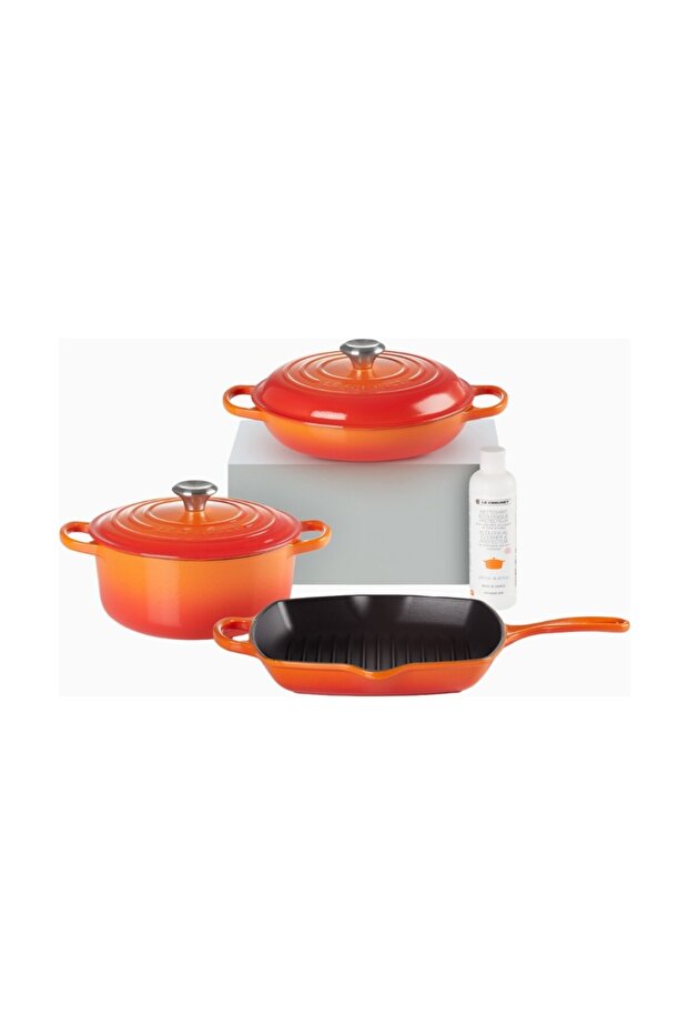 3 Piece Cast Iron Cookware Starter Set