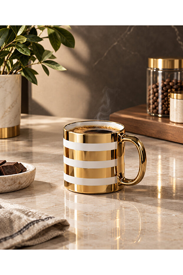 Ligne Mug - Gold - 350 ml