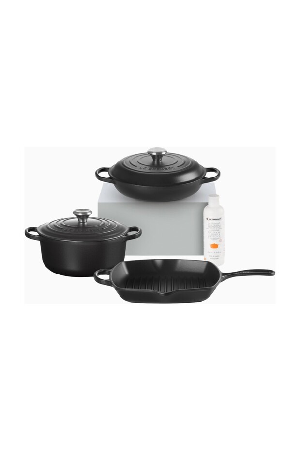 3 Piece Cast Iron Cookware Starter Set