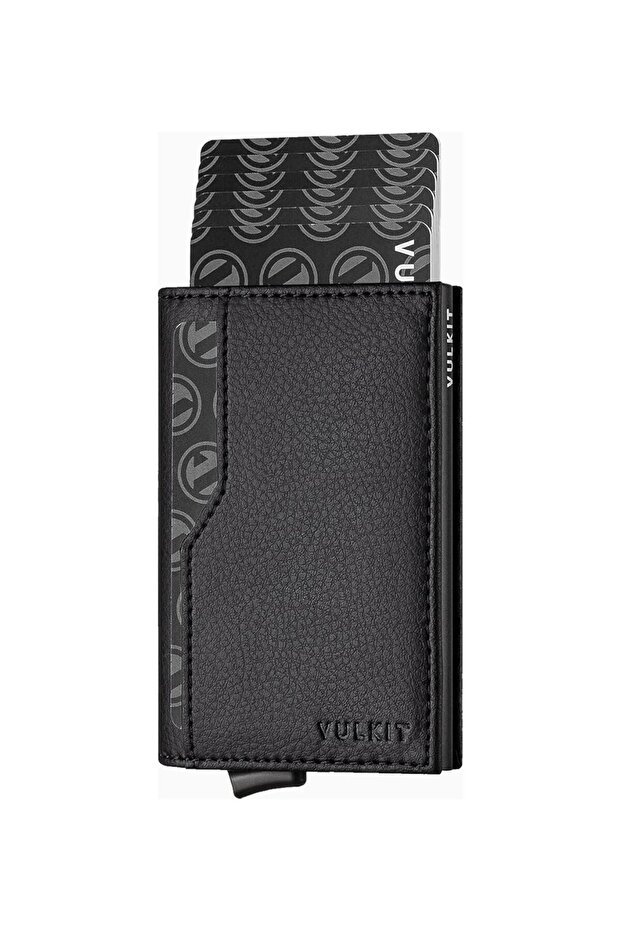 Rfid Protected Pop-Up Dual Id Window Men's Card Holder Wallet