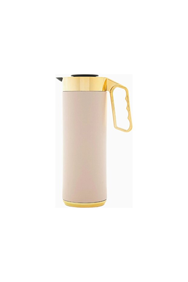 Cylinder Thermos 1L Matte Stainless Steel Double Layer Thermos