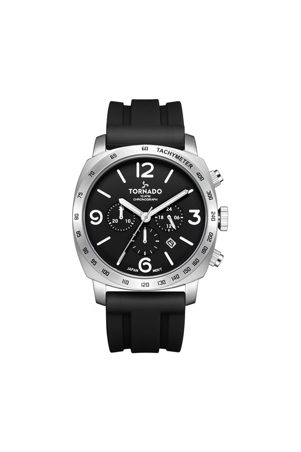 Men's Analog Black Dial Watch - T9102-SSBB