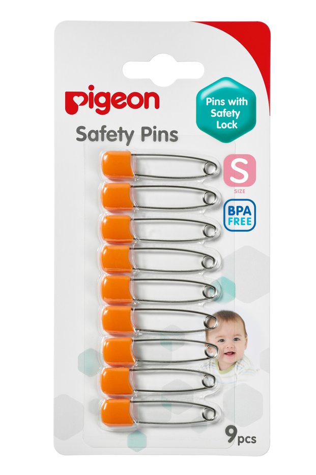 Safety Pins Small /C K 882 x 9 PCS Assorted