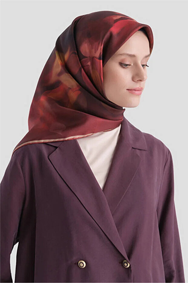 100% Sura Silk Scarf 9603D (S)-33