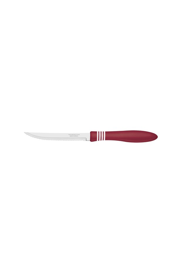 Cor & Cor stainless steel steak knife set with blue polypropylene handles 1 pc