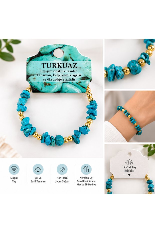 Natural Stone Bracelet Turquoise Stone