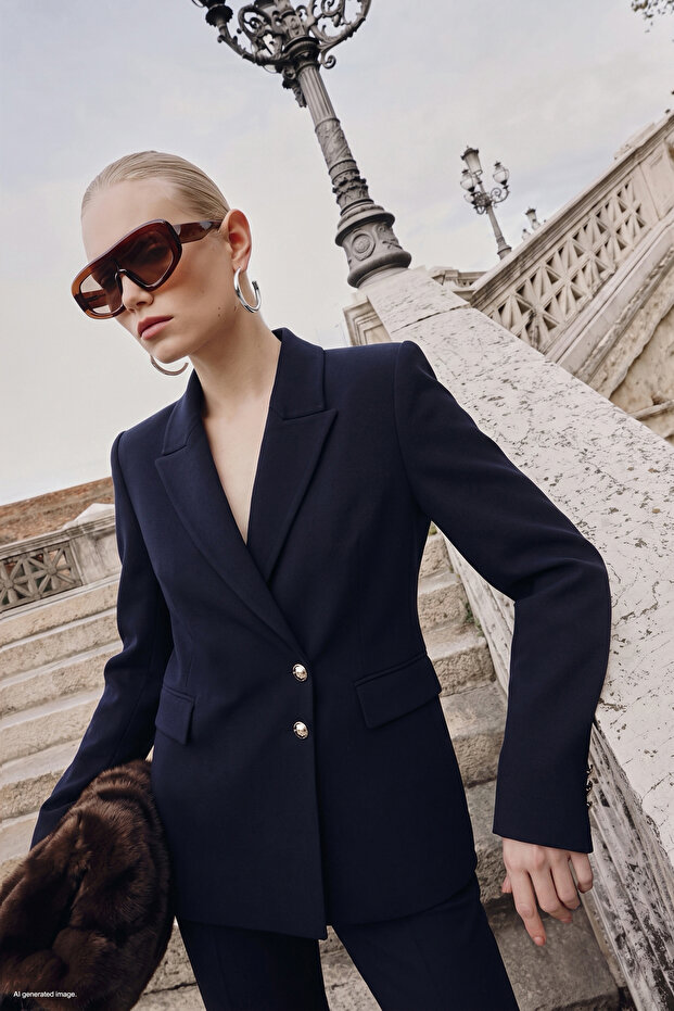 Classic Jacket - Navy Blue