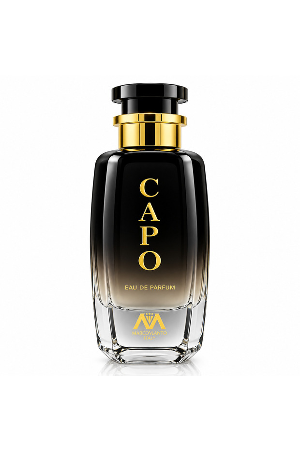CAPO by Eau de Parfum for Men 100ml – Long Lasting Fresh Fruity Woody Perfume – Apple, Lemon & Pineapple with Patchouli, Cedarwood, Moss & Amber