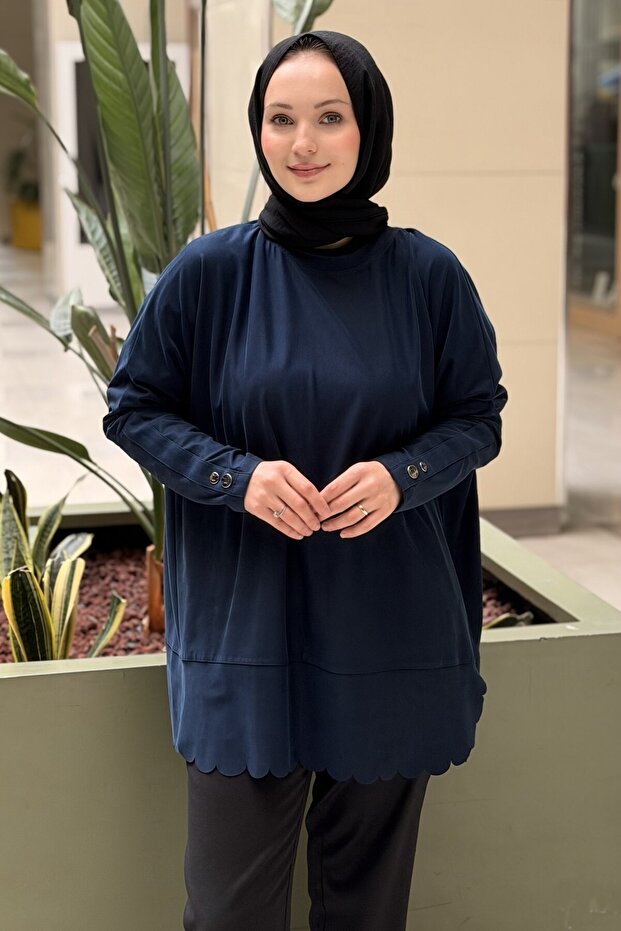 Crochet Knitwear Oversize Tunic